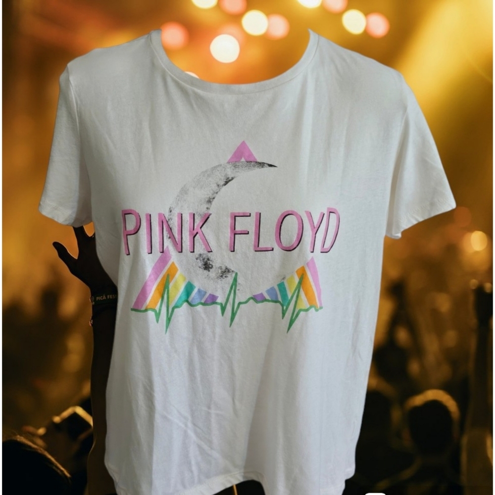 Pink Floyd Short Sleeve Graphic Tee White Size XXL